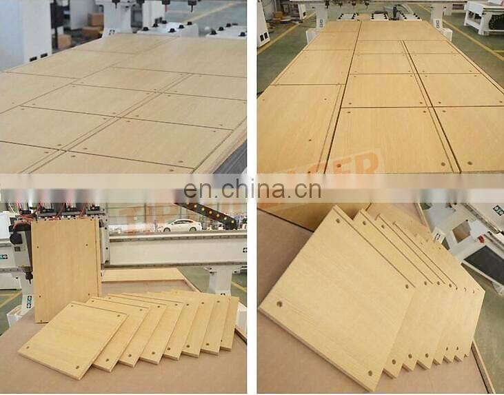 Hot sale Chinese 4 heads 3d woodworking CNC cutting machine 1325