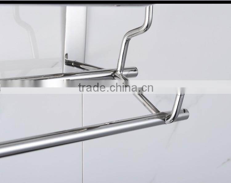 Wesda stainless steel and alloy bathroom towel shelf & clothes shelf A114