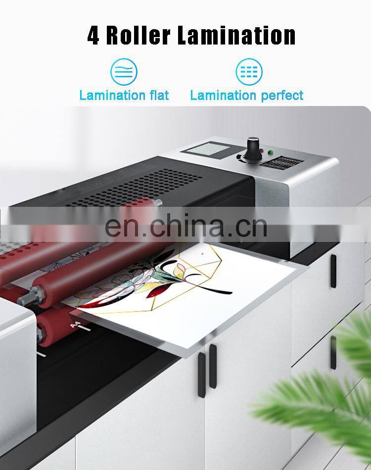 A3 Size office Laminator Hot &Cold Pouch Laminating machine with 320mm portable office thermal laminator