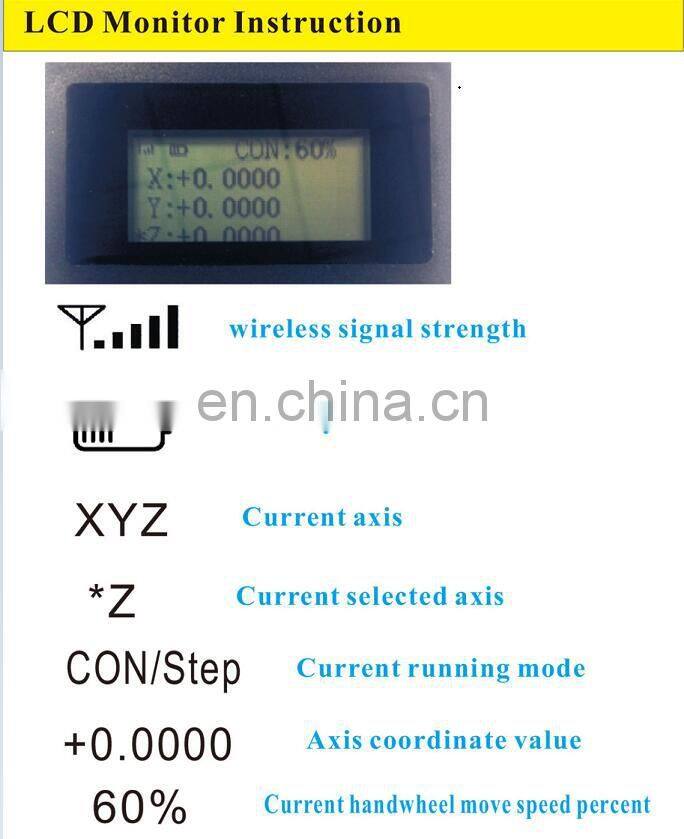 New Generation Mach3 4 Axis Wireless CNC Pendant Handwheel from XHC Factory
