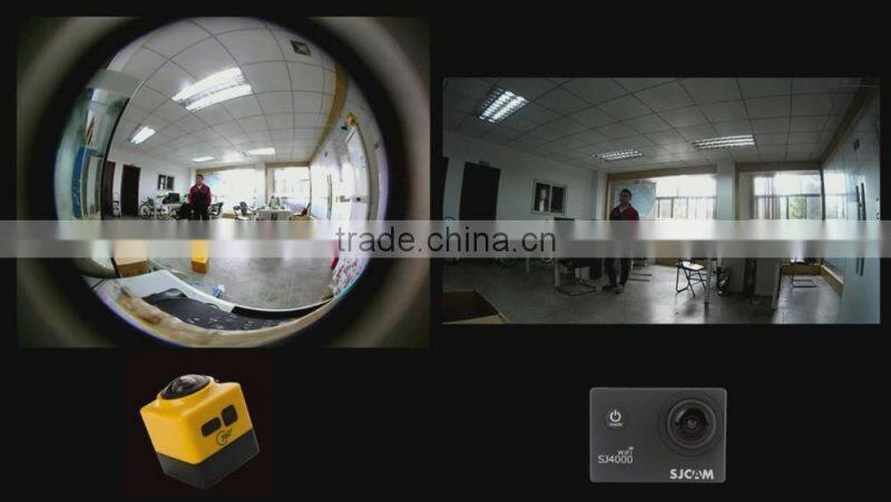 2016 Newest Panorama Action Camera 360x190 Degree with WiFi for Android IOS APP Preview & Playback - Cube 360