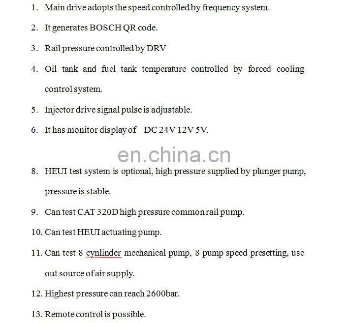 CRS-708S diesel fuel pump and common rail injector test bench HEUI eui-eup tester