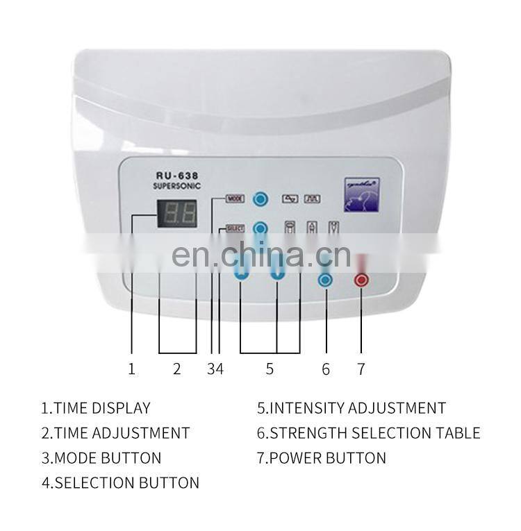 2 IN 1 Ultrasonic Skin Care Beauty Machine Face Massage Spot Removal Calm Skin Beauty Instrument