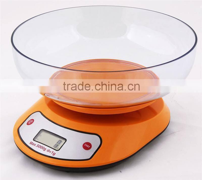 KH Free Design Cute Kitchen Scale With Bowl