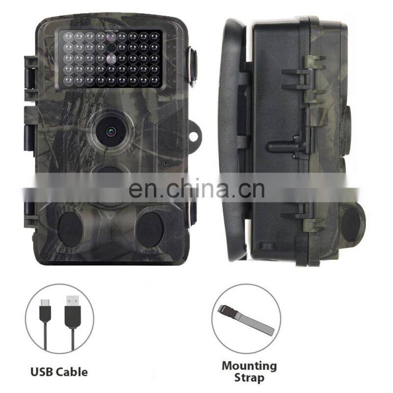 Outdoor Digital Waterproof Infrared 3 PIR 120 Degree Detection hunting thermo vision trail camera 24mp HC-802A