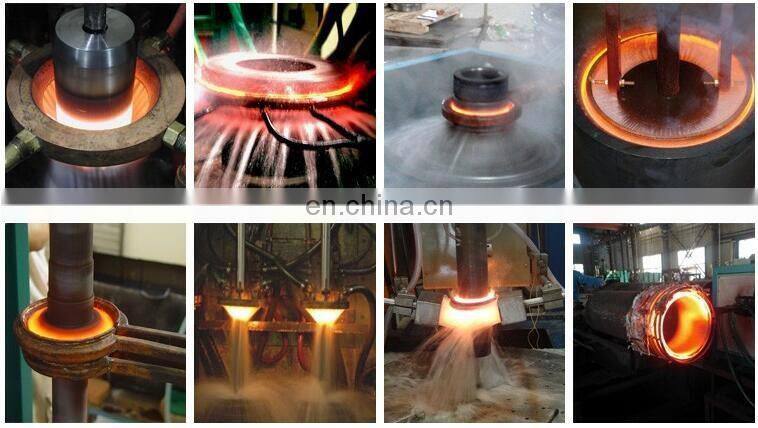 Induction hardening/heating unit for steel/hand hacksaw blade