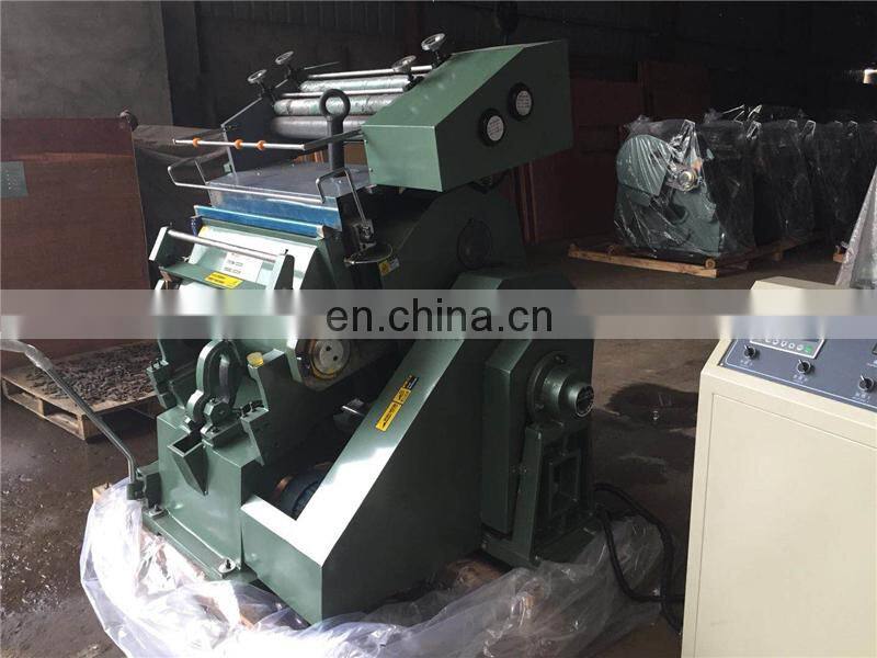 TYMB1040 CE High Pressure kraft paper hot foil stamping die cutting machine, invitation card plane die punching machinery