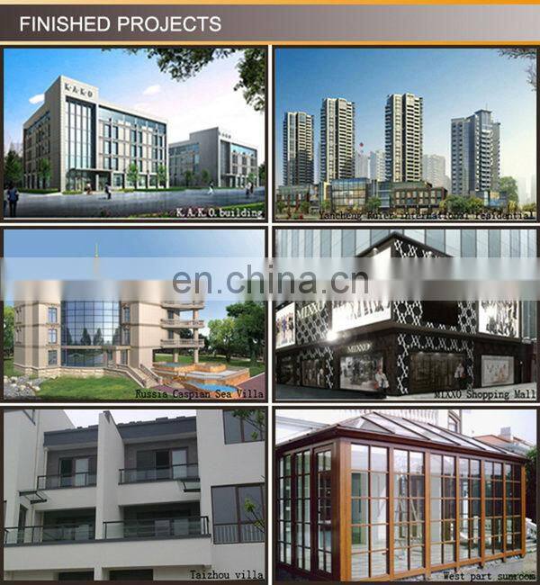 Europe style Big Silding Windows Thermal Break Aluminum Sliding Windows Arched Top Design with Wide Opening View