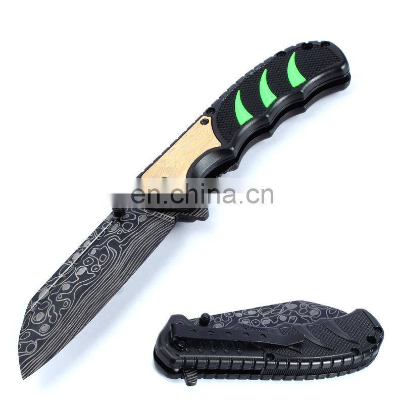 Wholesale Plastic handle outdoor folding knife