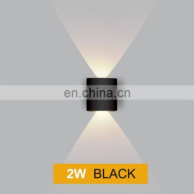 LED Wall Lamp Outdoor Waterproof Garden Lighting Aluminum Indoor Bedroom Living Room Stairs Wall Light