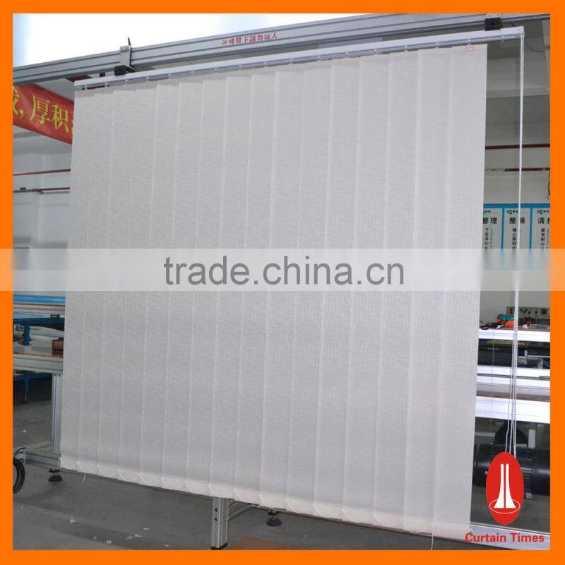 durable clear fabric vertical blinds/ hot sell manual vertical blinds