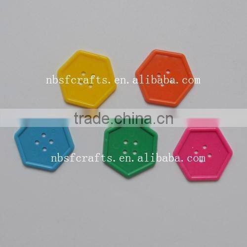 4 hole multicolor kid plastic sewing button for kids clothing