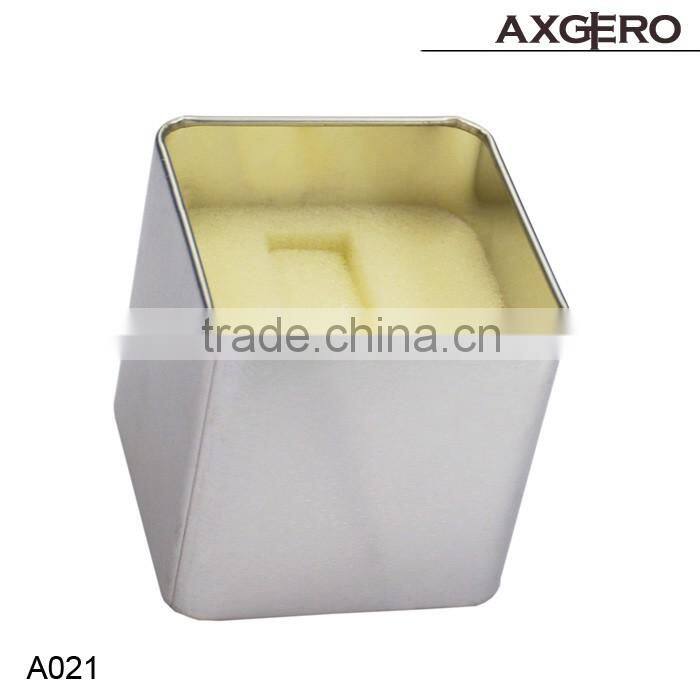 Popular gift wrap boxes for watch, New style with clear pvc window metal watch box