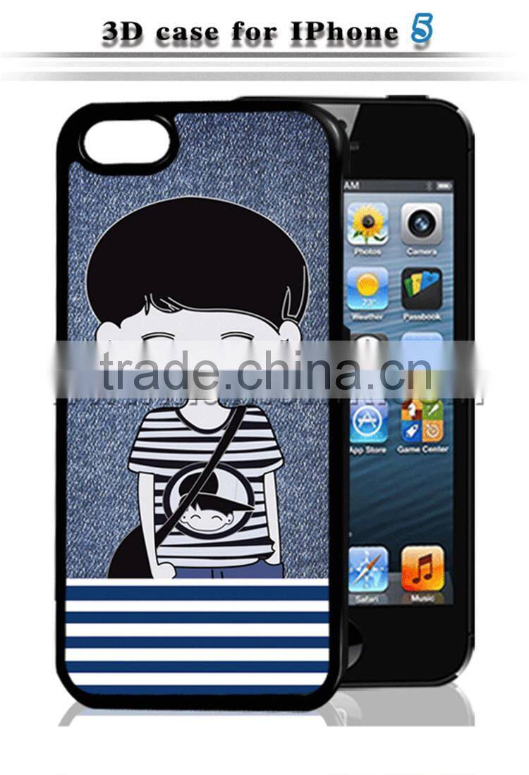 Fancy Cartoon Boy 3D Hard Case For iPhone 5