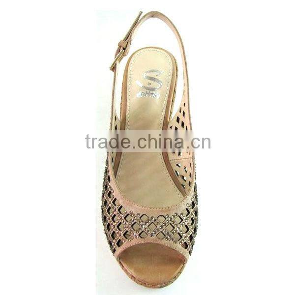 Fashion newest high heel sandal for ladies