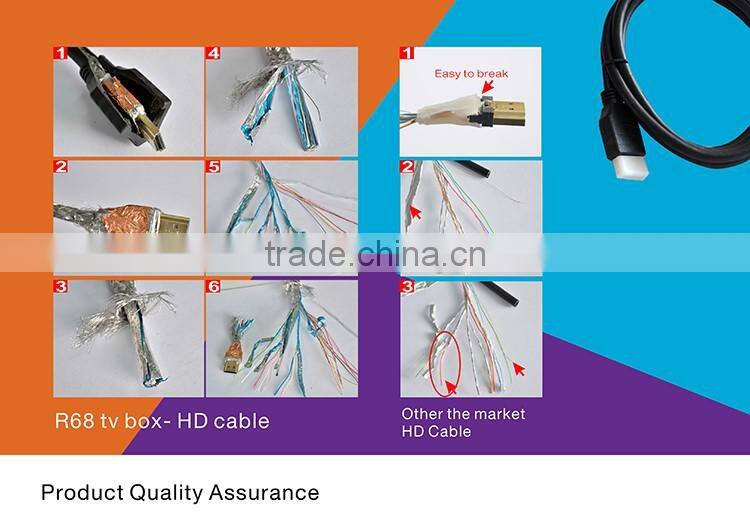 R68 TV Box RK3368 64Bits 4K*2K 1080P 2.4G/5G Wifi KODI/XBMC/Miracast/DLNA H.265 Streaming Media Player Remote Controller