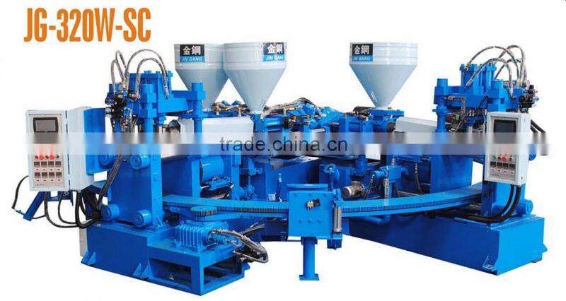3 Colors PVC shoe injection molding machine
