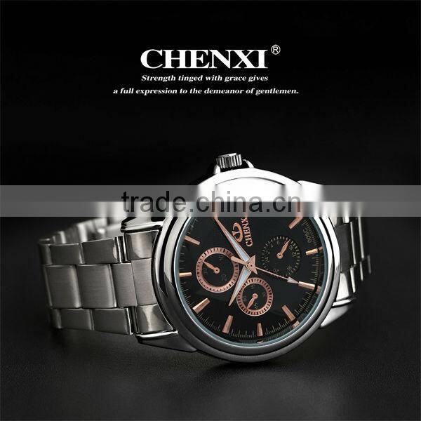 Luxury Style Rose Gold Pointer 005CMR Original Quartz Watch Customize Your Logo Stainless Steel Strap Man Watch