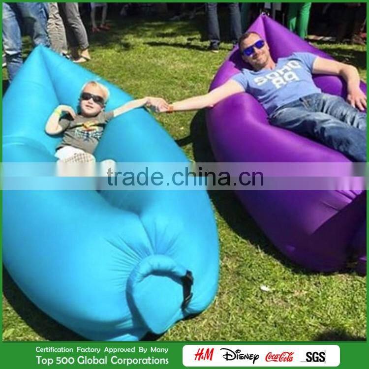 New Coming Inflatable Sleeping Bag/ Sofa/ Bed Air Bag, Colorful Outdoor travelling camping Inflatable Sleeping Bag