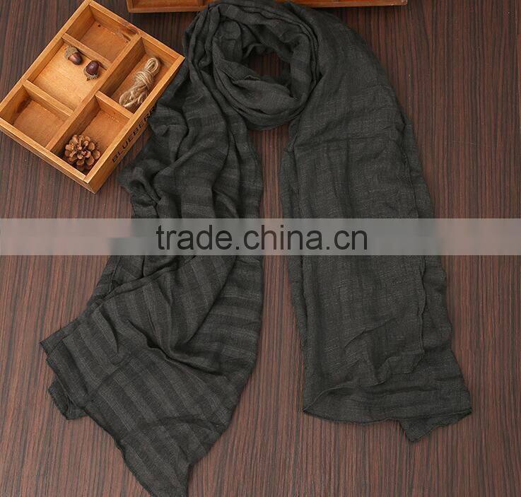 New Long Viscose Gradient Striped Turkey Scarf