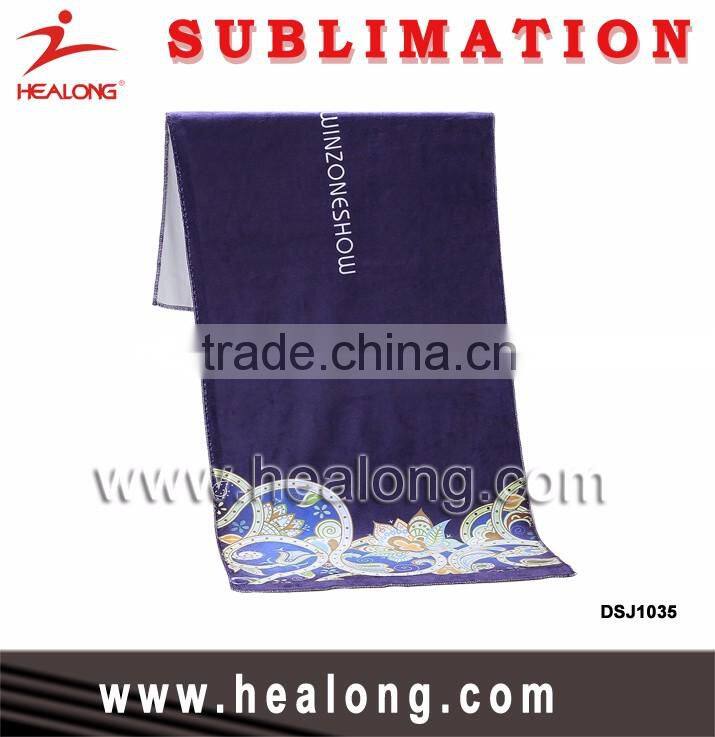 Hot Sale 100% Customized Sublimation Hand Gym Yoga Golf Sport Beach Bath Towel
