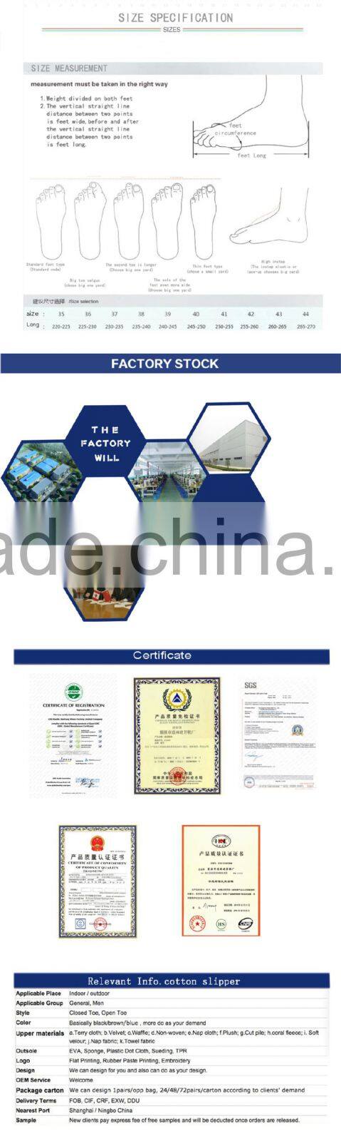 winter kids slipper with led light