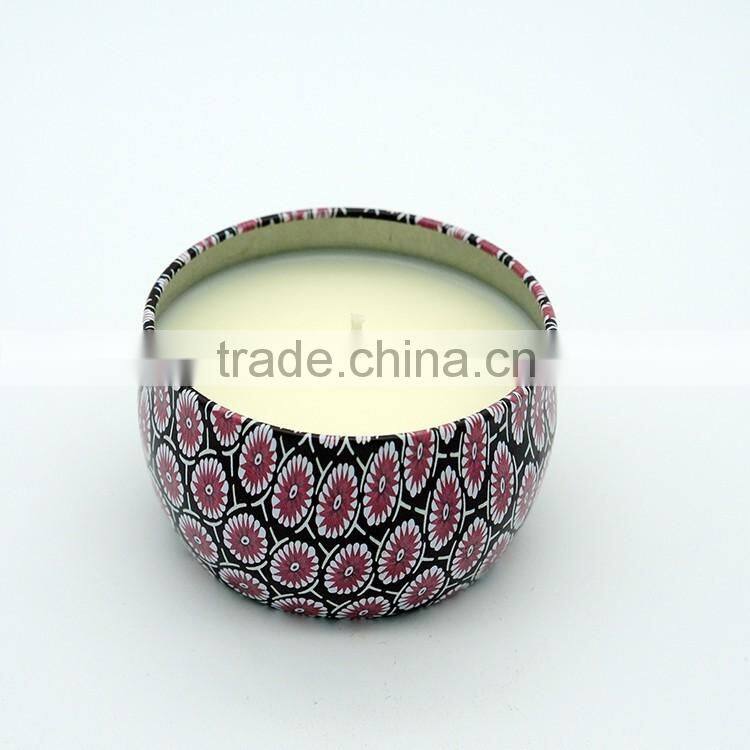 12OZ scented candle tin in containers with three wick