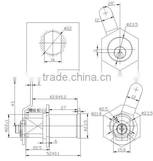 Safe Deposit Box hotel safe Lock