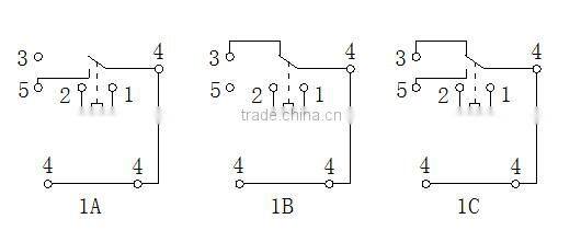 Auto relay Mini PCB relay open type 6 pin 7pin12V 40A WM656