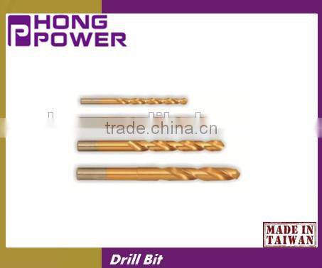 HSS DIN338 M2 good quality Industrial Titanium Straight Shank Drill Bits