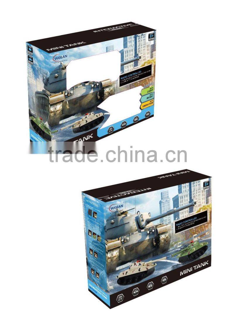 2016 hot sell popular children toys rc tanks combat fight tanks with EN71/CE/FCC