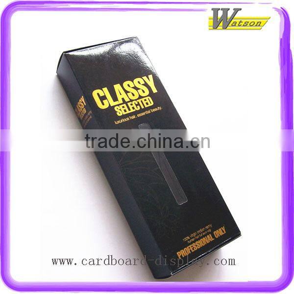 Printed Hair Extension Cardboard Packaging Box