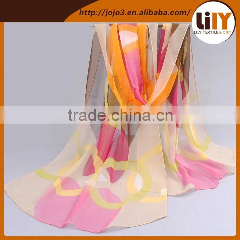 Scarf Other Scarves Shawls digital printing polyester scarf S6214
