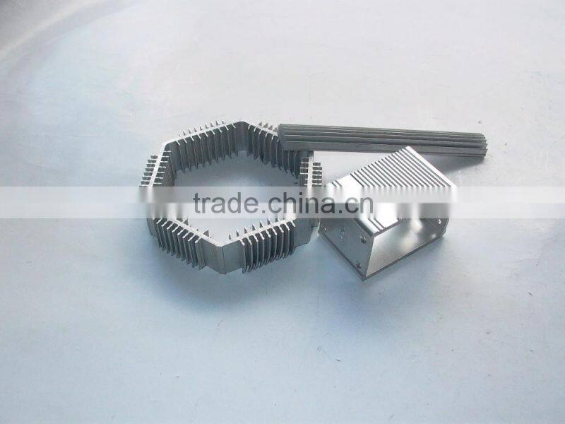 Anodized aluminum profile for building materials