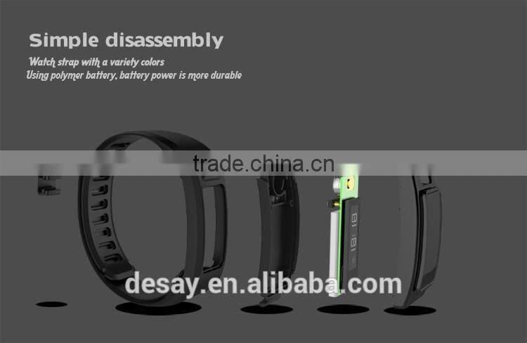Desay Call/SMS Reminder Photo Music Support Android IOS Bluetooth OLED Smart Bracelet DS-B201