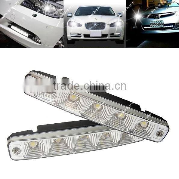 LED Super White Car Driving Lamp Fog 12v Universal 2X Drl Daytime Running Light