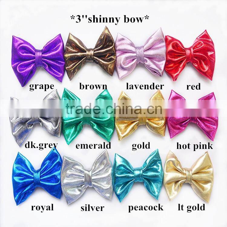 Fancy large 5" sparkle sequin bow for headband accessory,15 colors to pick up for new design hair bow