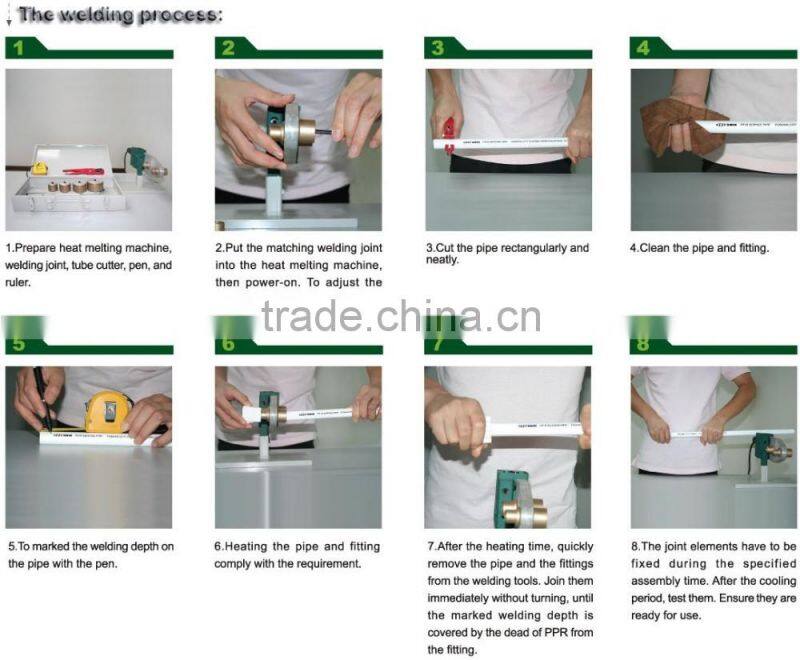 PPR pipe welding device/plastic pipe welding machine 20-63mm