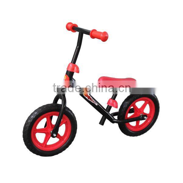 12" or 10" eva wheels kids walking&balance bike with baby walk bike