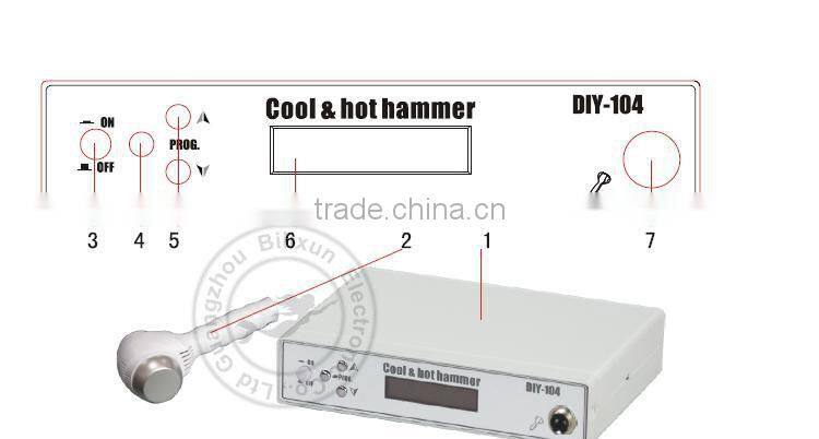 hotsale hot cold hammer beauty machine DIY-104