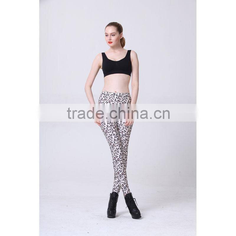 2015 newly women leopard printed yoga leggings