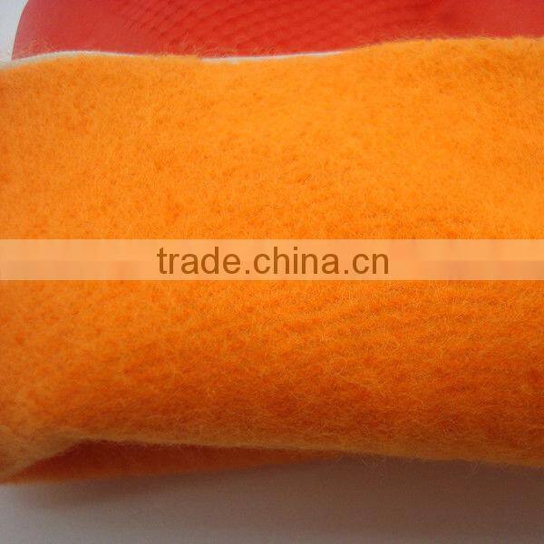Boxi-High quality red extended paragraph inside with cotton latex cleaning gloves