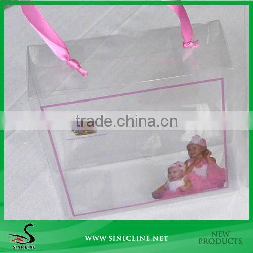 Sinicline Customized Clear PVC Bag For Cosmetics Package