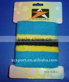 Knitted cotton sport wristband