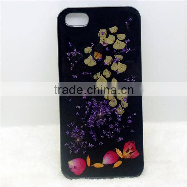 3d flowers grass leaves customized DIY design cell phone hard case for iphone 5s, iphone 6
