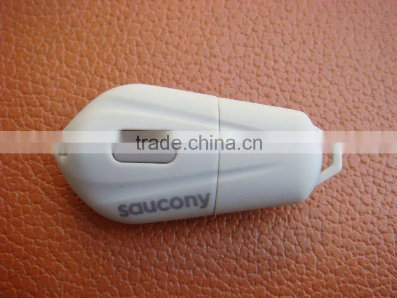 Mini usb rechargeable torch clip