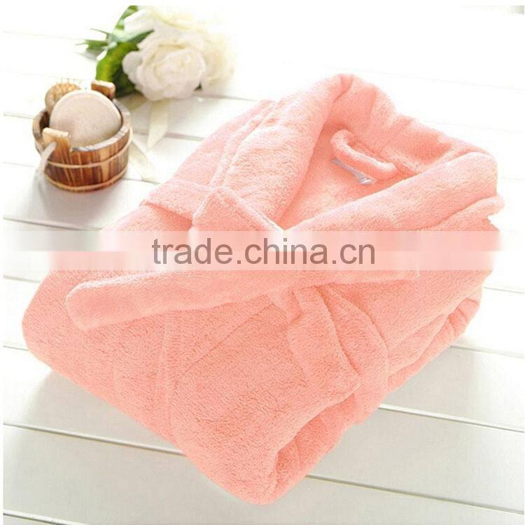 China supply super soft kids bath robe microfiber