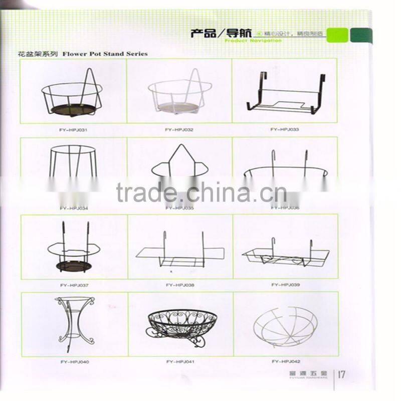 iron powder coating flower pot rack