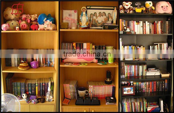2015 hoy sale simple design Panel Modern wodden children Book Shelf with desk