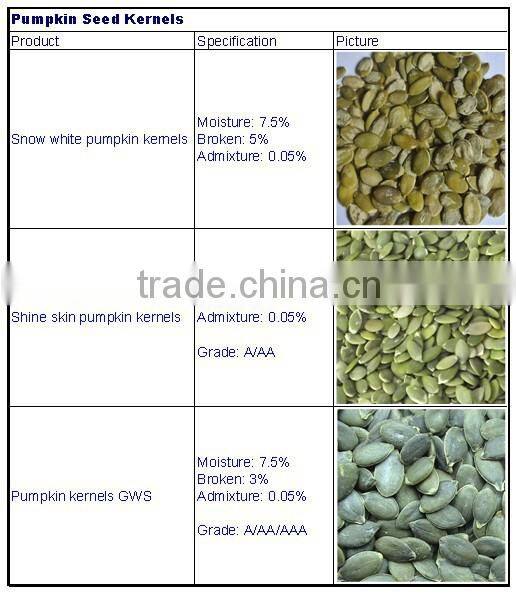 Raw Pumpkin Seeds GWS